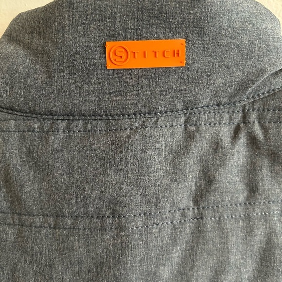 STITCH Cabrio gray Quilted Vest size medium - Picture 7 of 9